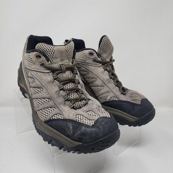 Merrell Moab Ventilator Shoes Mens Size 11 Brown Suede Mesh Hiking Trail Outdoor - Picture 1 of 8